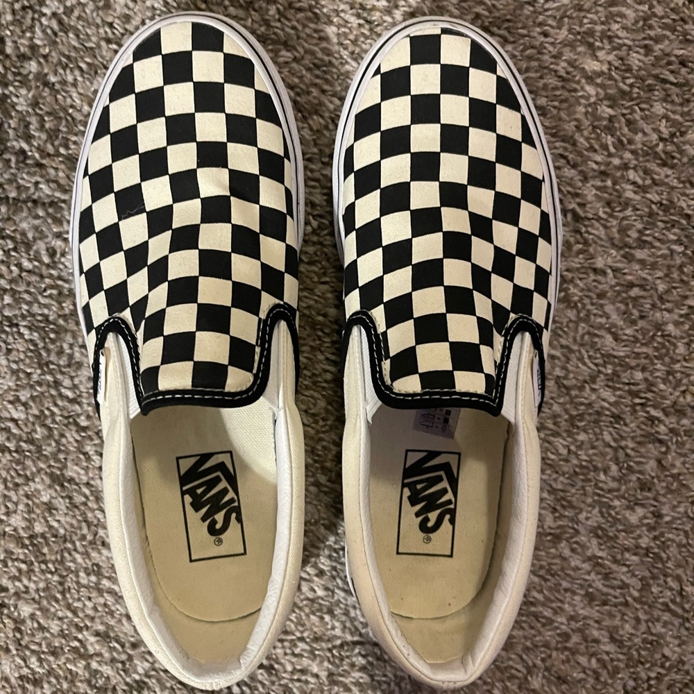 Vans Checkerboard Slip-On Sneakers